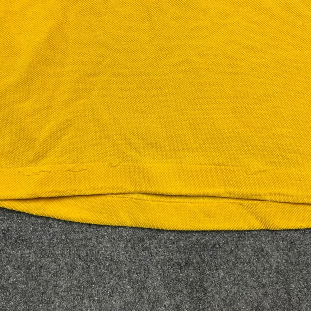 Polo Ralph Lauren Polo Shirt Mens XL Yellow Custom Slim Fit Cotton Pique Pony